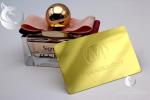 New design brushed gold popular creative metal cards