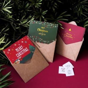 Quality 12x9cm Christmas Cards And Envelopes wholesale