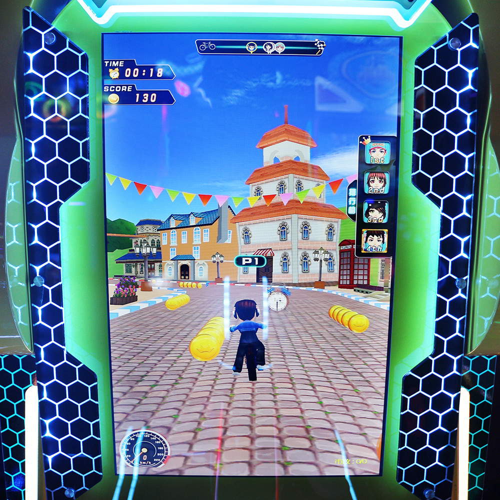 Magic Bike Gaming Machine Simulator Bicycle Racing Two Players Each Time