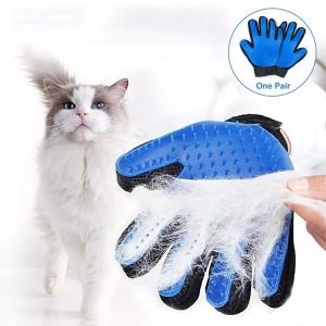 Quality Pet Silicone Grooming Glove , Washable And Waterproof Dog Grooming Mitt wholesale