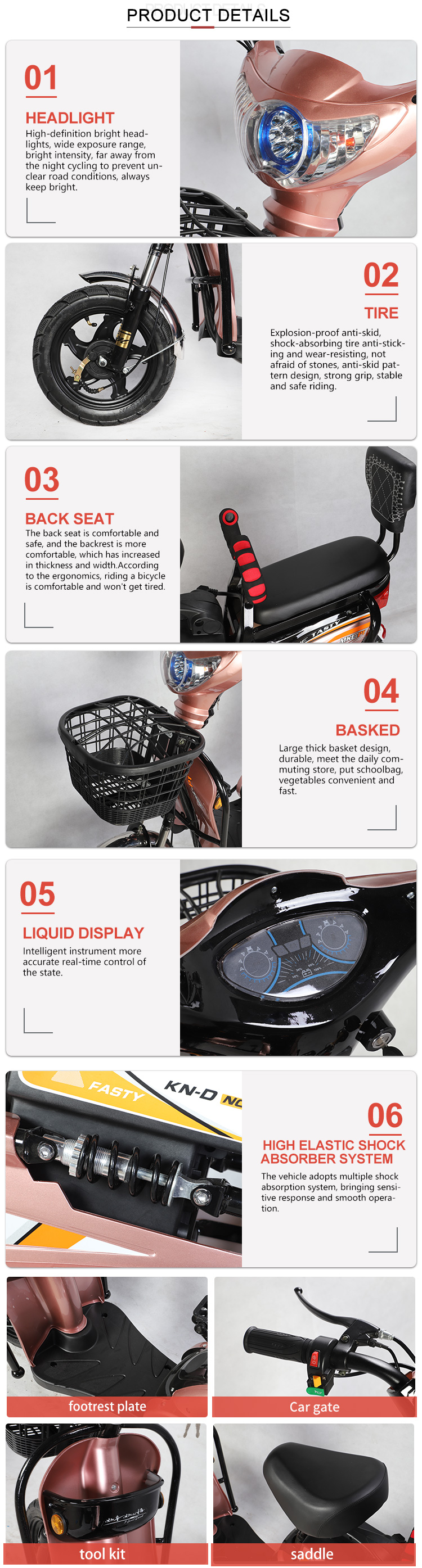 NO Foldable Long Distance Electric Bike 350W With 48V 12ah Battery And Smart Sensor
