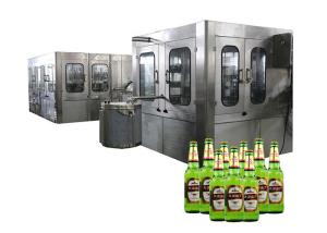 Quality 9000BPH Alcoholic 3 In 1 Carbonated Energy Drink Beer Filling Machine wholesale
