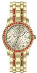Diamond on bezel 30.0mm round all stainless steel watches for ladies ,ladies