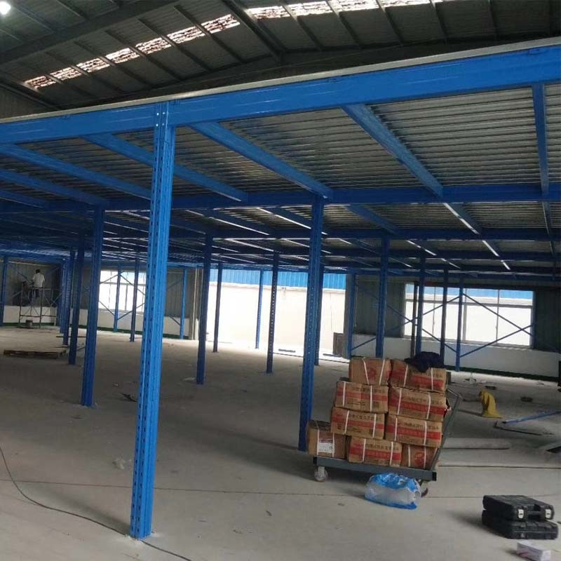 Customized Heavy Duty Steel Attic Steel Platform With Multi Lever Layer Warehouse Storage Racks