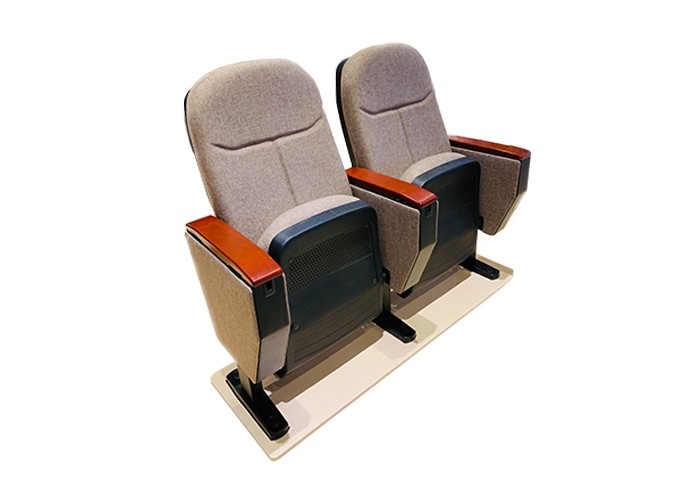 12mm Steel Structure Hidden Writing Table Church Auditorium Chairs