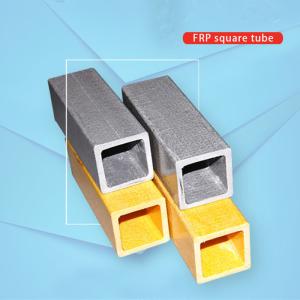 Quality Acid Resistance FRP Square Tube 3 Inch Pultruded Fiberglass Tube wholesale