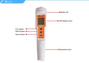 Quality High Accuracy Pen Type Ortable Digital PH Meter For Water , 20*27mm Size wholesale