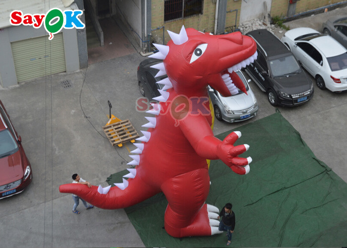 PVC Tarpaulin Giant Inflatable Raptor Dinosaur Air Balloon Dinosaur