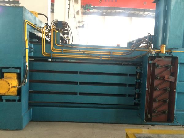 Cheap Plc Control Horizontal Baling Machine / Newspaper Plastic Cardboard Baler Machine for sale