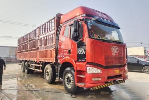 Quality JAC 600Nm Used Dump Truck 350HP Column Plate Cargo Truck wholesale
