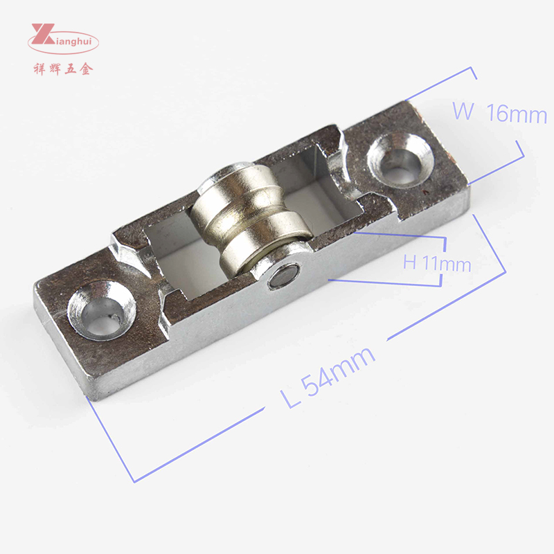 16mm Single Flat Roller UPVC Window Pulley for Modern Design Style Sliding Window