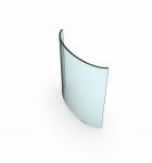 Hotel Curved Clear Tempered Glass Panels for Shopping Mall Building 3mm-12mm