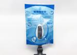 Transparent Window Three Side Seal Pouch For Active Mud Carbon Anti - Fake
