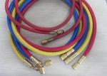 Blue NBR Fiber Spiral Refrigerant Charging Hose , WP 500psi , 600psi