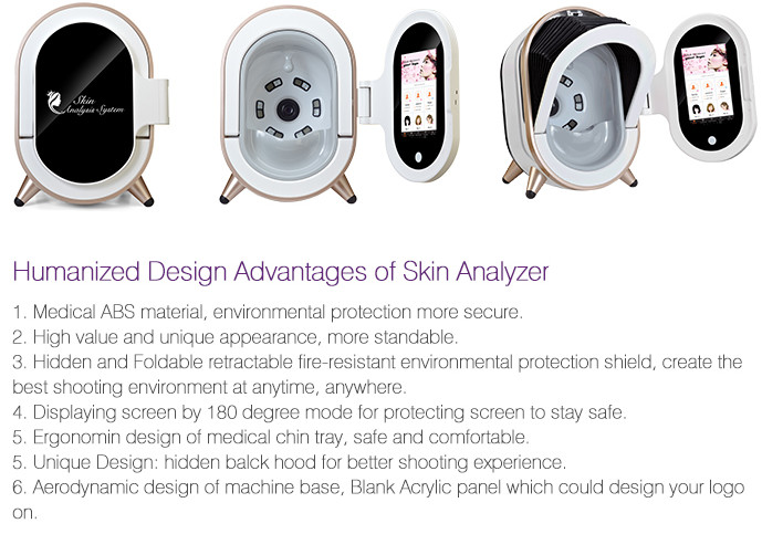 Humanized Design 3d Home Analyzers For Facial Skin 12 Skin Problem Detected