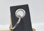 Microfiber Leather Key Lanyard OEKO Engraved Leather Keychain