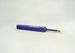 Anti Static Resin Optical Fiber Connector Cleaner , LC MU Pen Click Cleaner CLN2