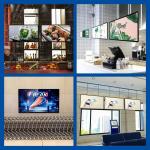 32 43 49 55 Inch Wall Mounted Digital Signage 2K 4K TV Display Screen