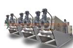 Automatic Fold Screw Sludge Dewatering Press , Sludge Press Machine 1900kg N.W.