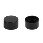 24/410 28/410 Plastic Caps Black Smooth Plastic Screw On Caps For Cosmetic