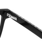 Irregular Square Acetate Material Sunglasses Luxury Eyewear Black For Men