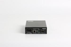 Grey  Single Mode DC48V Fiber Media Converter With CCC Certification
