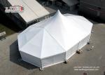 Outdoors White Wedding High Peak Tent Round Marquee for 500 Seater