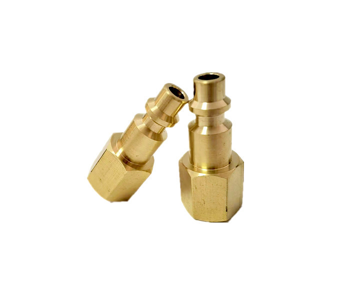 Brass Air Compressor Quick Connect MNPT Male Plug Kit For Air Tools