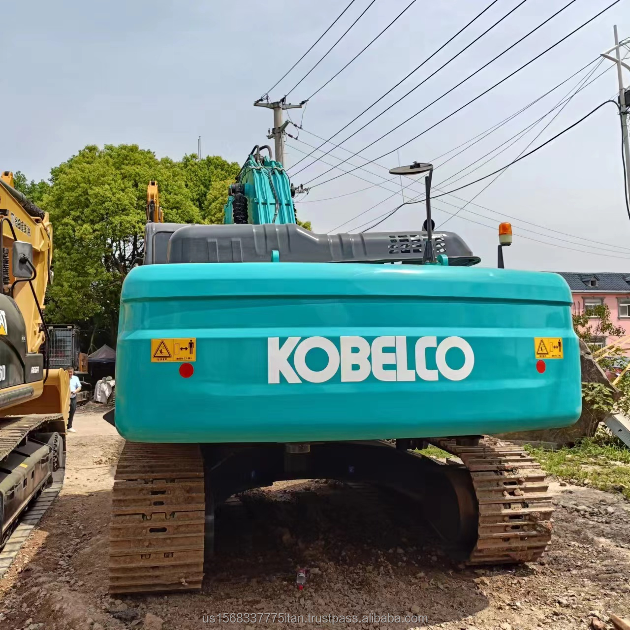 KOBELCO SK350 Excavator Second-hand Good Performance Machine with 1M³ Bucket Capacity