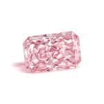 Sakura Pink Radiant Shape Lab Grown Diamonds Fancy Pink VVS-VS IGI Certified CVD