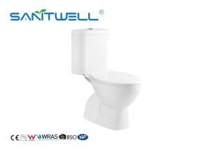Quality Chaozhou Close Coupled S Trap Toilet / Floor Standing Wc Ceramic Material 620 * 370 * 780mm wholesale