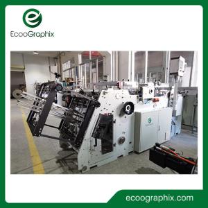 China Ecoographix Automatic Folding Paper Box Making Machine For Food on sale