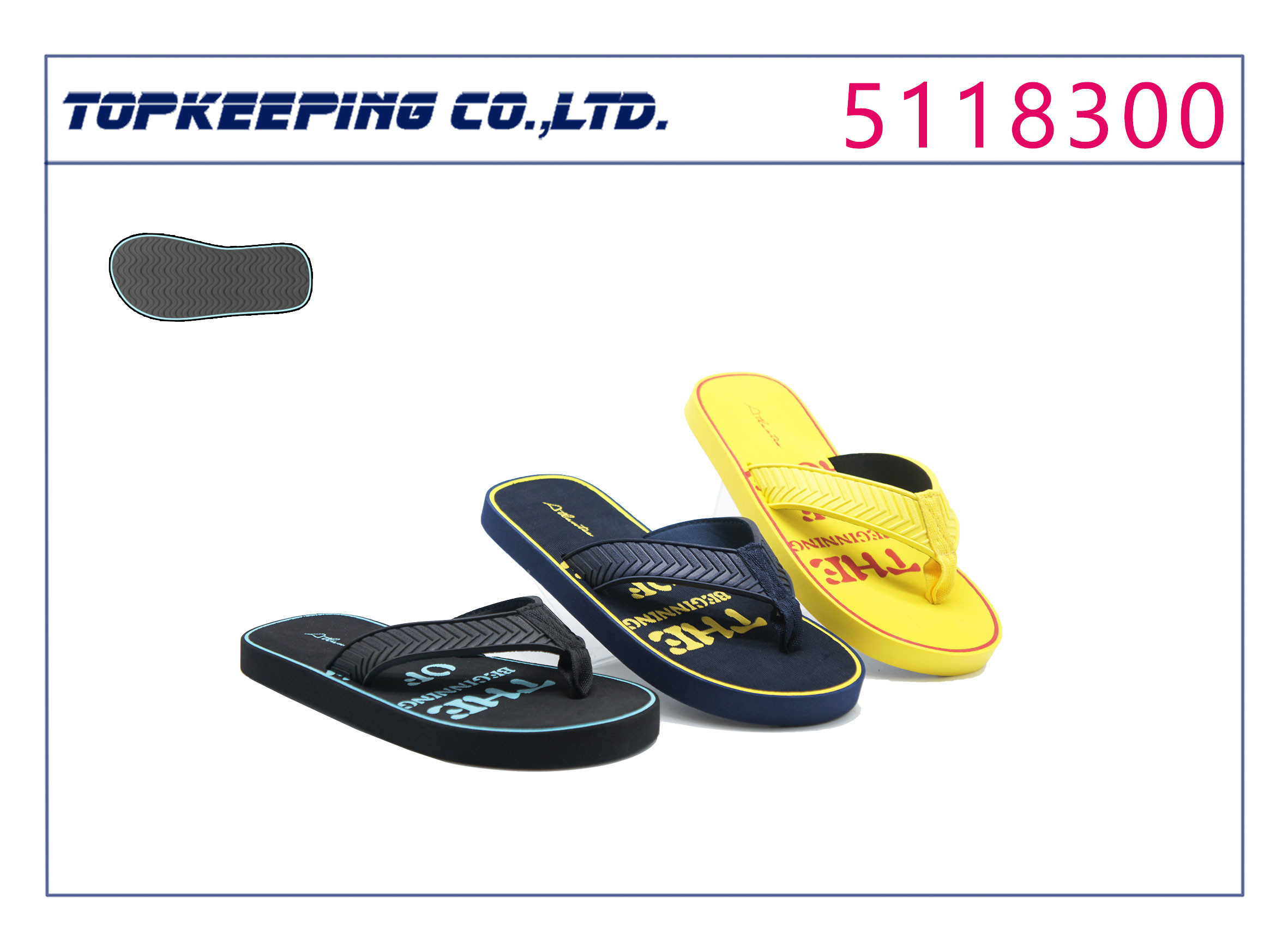 Beach Kid Flip Flop Yellow Synthetic Sole Slipper EVA Insole