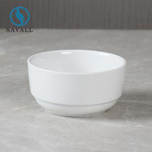 Quality OEM Scratch Resistant Salad Porcelain Bowls Oven Safe 11.5cm*5.7cm wholesale