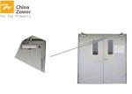 Double Swing Powder Coating Steel Insulated Commercial Fire Rated Door With