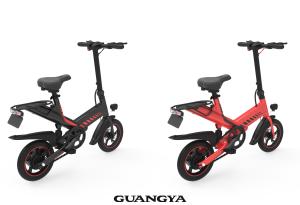 Quality Portable Electric Bicycle Folding Road Bike 14 Inch Front / Rear Double Disc Brake wholesale