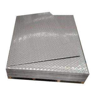 Quality Checkered Embossed Stainless Steel Sheet Plate SS 304 316 1000mm wholesale