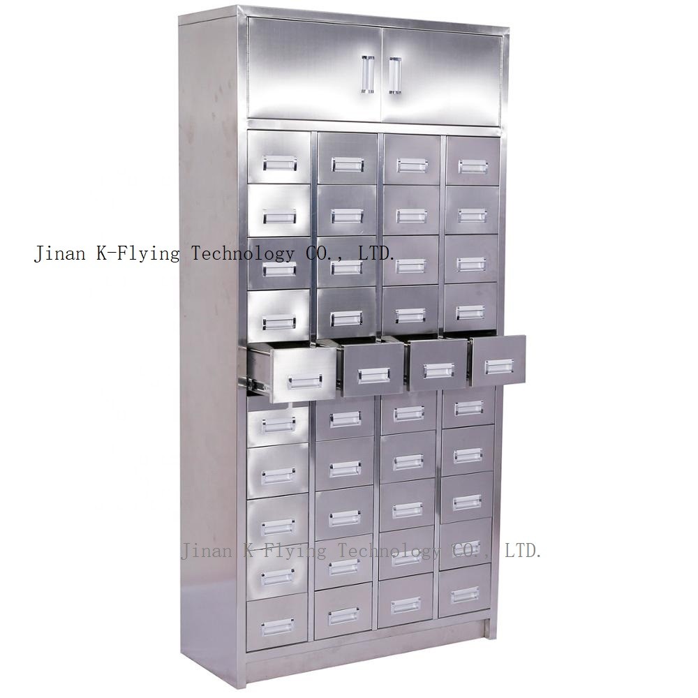 Vertical Stainless Steel Medical Cabinet Fully Enclosed