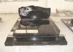 Customized Granite Cemetery Monuments Sand Bast Words Extra Finish