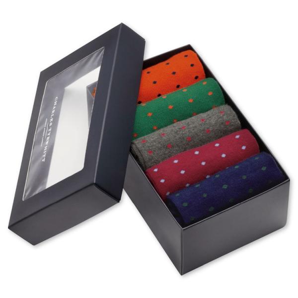 luxury lid and base pvc transparent window underwear socks paper box baby