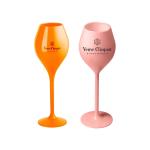 Food Grade Plastic Veuve Clicquot Wine Champagne Glass For Outdoor Events