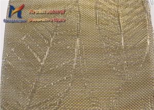 Quality Tempered Laminated Glass Fabric Indoor Dividers 0.6mm Aluminum Wire Mesh Panels wholesale