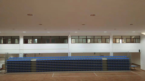 PE Bucket Seats Outdoor School Bleachers Manuel Operation