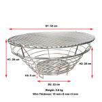 Electrolysic 304 Stainless Steel Metal Wire Mesh For BBQ Grill