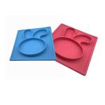 Best Product Rabbit Shape Silicone Baby Placemat Non Slip Silicone Placemats For