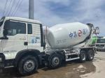 Howo 8x4 Used Ready Mix Trucks ZZ5317 Used Volumetric Concrete Mixer