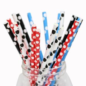 Quality Decorative Wedding Party Paper Straws Cute Beverage Paper Drinking Straws wholesale
