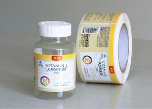 Quality Private Tablet Pill Strong Adhesive Labels , Sticker Labels For Bottles wholesale