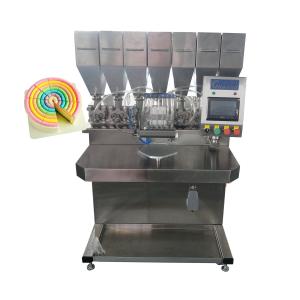 Quality Rainbow Mousse Jaffa Cake Production Line Cup Cake Making Machine 15pcs/Min 304SUS wholesale