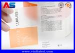 ISO 9001 Peptide Bottle Labels Name Sticker For Andro gen Adhesive Transparent